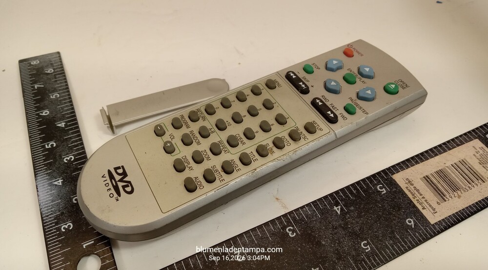 CyberHome RMC-300Z DVD Video Player Remote Control OEM Silver